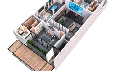 Casa en  venta en Merida con club de golf