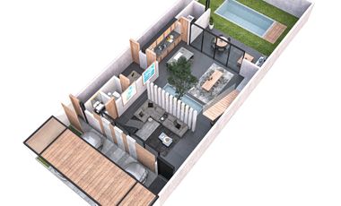 Casa en  venta en Merida con club de golf