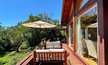 Acogedora casa primera línea Bosque Quillín