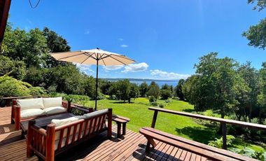 Acogedora casa primera línea Bosque Quillín