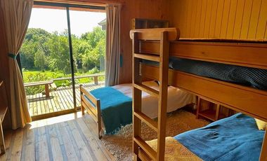 Acogedora casa primera línea Bosque Quillín