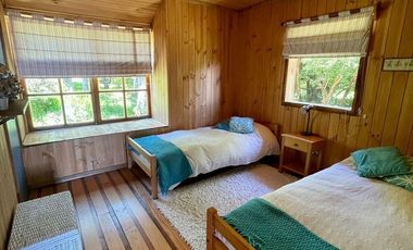 Acogedora casa primera línea Bosque Quillín