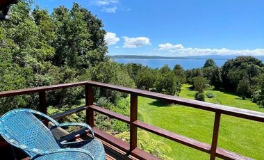 Acogedora casa primera línea Bosque Quillín