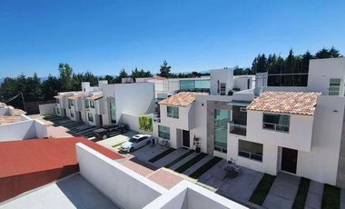 VENTA DE CASAS NUEVAS EN CACALOMACAN, TOLUCA  EDO. MEX.