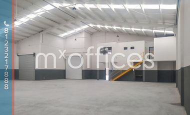Bodega Industrial en renta  Apodaca Sta Rosa de 1221m2