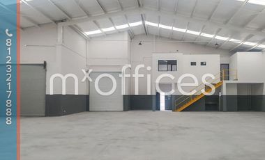 Bodega Industrial en renta  Apodaca Sta Rosa de 1221m2