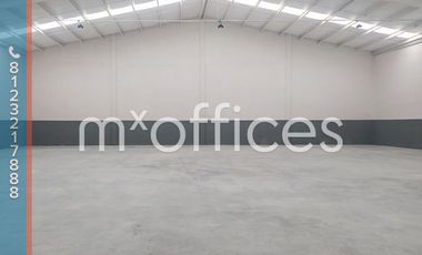 Bodega Industrial en renta  Apodaca Sta Rosa de 1221m2