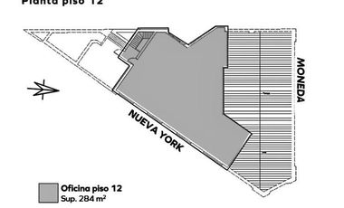 Oficina en Arriendo en Nueva York/ Moneda