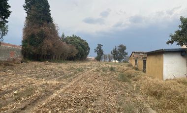 Terreno en venta en carretera camino a Huejotzingo