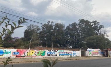 Terreno en venta en carretera camino a Huejotzingo