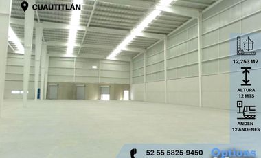 Rent now in Cuautitlán, industrial warehouse