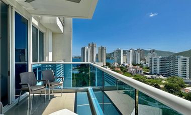 Venta de apartamento para turismo en Playa Salguero, Santa Marta.