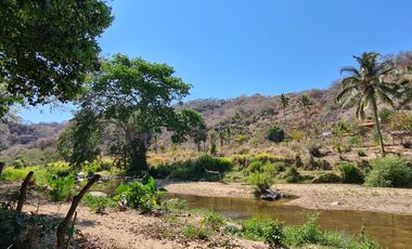 VENDO TERRENO IDEAL PARA RANCHO DE CRIA DE GANADO O CULTIVO COLINDANTE CON RIO