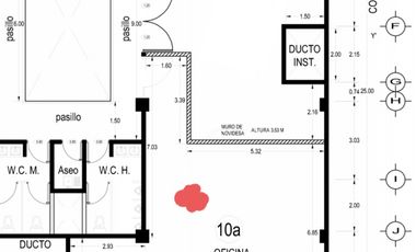 OFICINA EN LA COLONIA LA PAZ EN RENTA $20,000.00 MAS IVA NEGOCIABLE