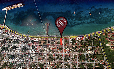 Terreno uso de suelo mixto, comercial - residencial en venta en Isla Cozumel, zo