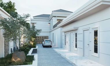 RUMAH DI JUAL TYPE 600 DI KOMP PEMDA JL CEMARA KIPAS FULL INTERIOR + KOLAM RENANG.