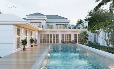 RUMAH DI JUAL TYPE 600 DI KOMP PEMDA JL CEMARA KIPAS FULL INTERIOR + KOLAM RENANG.