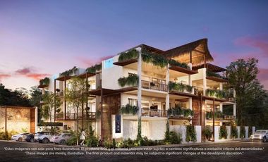 Departamento alberca privada con jardin de 58m2, area de yoga, area de asadores,