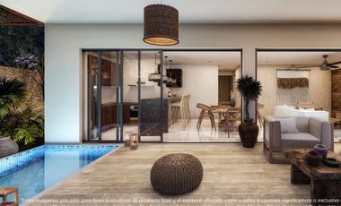 Departamento alberca privada con jardin de 58m2, area de yoga, area de asadores,