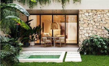 Casa con alberca privada y jardin, mas de 20 amenidades de diseño unico, residen