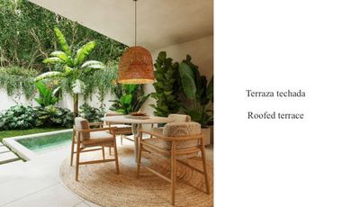 Casa con alberca privada y jardin, mas de 20 amenidades de diseño unico, residen