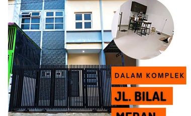 Rumah Baru Dalam Komplek - 2,5 Lantai - Jl Bilal Pulo Brayan