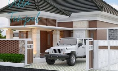 Villa Mewah Desain Klasik di Sleman Dengan Kolam Renang Pribadi