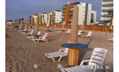 Se vende lindo departamento amoblado en segundo piso con ascensor a 50 Mts. del malecón en Condominio Sotavento en Nuevo Paracas, son 8 torres de 10 D