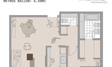 Departamento - Olivos-Vias/Rio