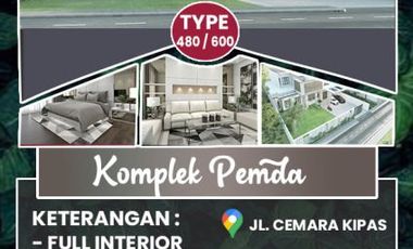 DIJUAL RUMAH MEWAH MODERN DI JL.CEMARA KIPAS TYPE 480/600