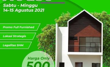 Rumah villa sejuk asri konsep smarthome Di cipanas Cianjur dkt PUNCAK