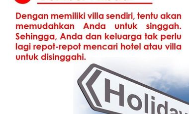 Rumah villa sejuk asri konsep smarthome Di cipanas Cianjur dkt PUNCAK