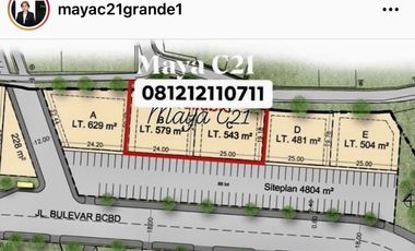 Disewakan Kavling Bcbd Summarecon Bekasi Unt Restoran