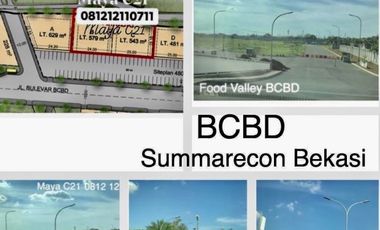 Disewakan Kavling Bcbd Summarecon Bekasi Unt Restoran