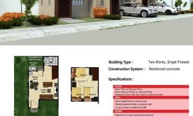 3BR 2-STOREY ARMINA SINGLE-FIREWALL: LUMINA HOMES STA. MARIA