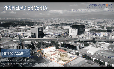 IB-EM0260 - Terreno Industrial en Venta en Naucalpan, 7,550 m2.