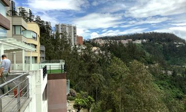 VENTA SUITE GRANDE - González Suárez   Vista panorámica al Valle de Tumbaco