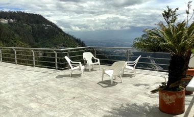 VENTA SUITE GRANDE - González Suárez   Vista panorámica al Valle de Tumbaco