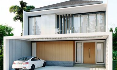 rumah mewah 2 lt di cemara kipas bisa reques design
