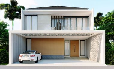 rumah mewah 2 lt di cemara kipas bisa reques design