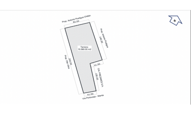 Manabí, Vía Portoviejo - Manta Km 5 1/2 terreno 15580 m2