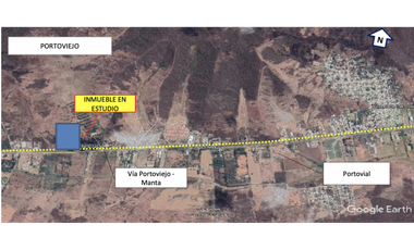 Manabí, Vía Portoviejo - Manta Km 5 1/2 terreno 15580 m2