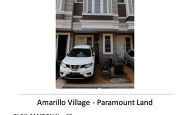 Cluster Amarillo Village Ready Stock Harga Menarik @Paramount Land Tangerang