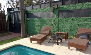 Alquiler temporario, casa quinta con 2 propiedades independientes, en Parque Leloir