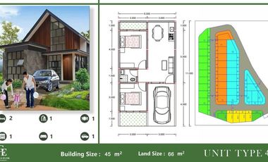 [DF45BA] For Sale 3 Bedroom House, 54m2 - Griya Elok Tabing