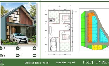 [DF45BA] For Sale 3 Bedroom House, 54m2 - Griya Elok Tabing