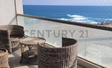 Se Arrienda departamento vista al mar  amoblado 3 dormitorio