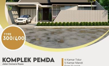 rumah full interior di jalan soekarno hatta kota pekanbaru