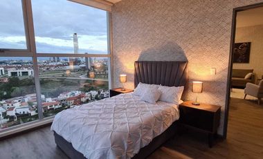 RENTO DEPARTAMENTOS AMUEBLADOS TORRE NUEVA CON AMENIDADES ATLIXCAYOTL, PUE.