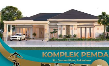 DIJUAL RUMAH MODERN CANTIK DI KOMPLEK PEMDA JANTUNG KOTA PKU